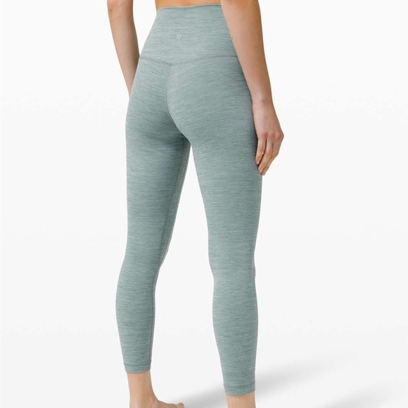 Lululemon Align Pant 25" Heathered Tidewater Teal - Picture 1 of 8